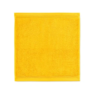 Abbildung von Möve Superwuschel Waschhandschuh aus 100% Baumwolle, gold, 30 x cm