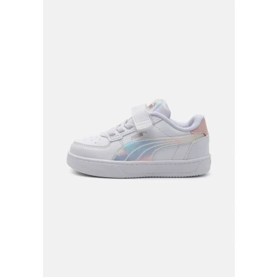 Abbildung von Puma Caven 2.0 HOLO Unisex Sneaker low für Kinder, Größe: 26, White/mauve mist/silver Schuhe