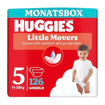 Abbildung von Huggies Baby Windeln Little Movers, Disney Design, Größe 5, 126 St. (3 x 42), Monatsbox