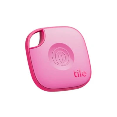 Abbildung von Tile by Life360 Mate (2024) Bluetooth Tracker, Schlüssel und Gegenstandsfinder für Schlüssel, Taschen mehr. Handy Finder. iOS &amp; Android kompatibel. 1er Pack (Pink Punch)