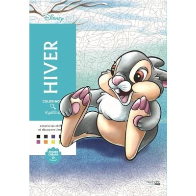 Abbildung von Coloriages mystères Disney Hiver