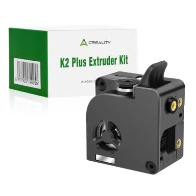 Abbildung von Creality K2 Plus Combo Extruder Kit, Offcial 3D Drucker Filament Zubehör Dual Gear Assembly Set, Upgraded Drive Feed Replace Parts und Built in Break Sensor