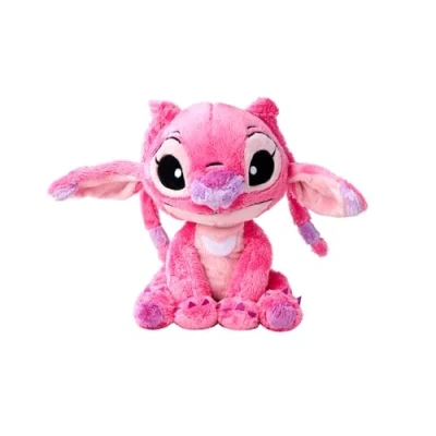 Abbildung von Simba 6315876954NPB Disney Lilo und Stitch Plüschfigur, 25cm, Angel, Kuscheltier, ab den ersten Lebensmonaten geeignet, Pink