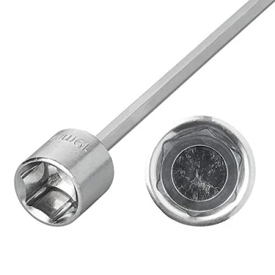 Abbildung von ProPlus 360029 Akkuschrauber Aufsatz Verlängerung mit 19mm Nuss für Kurbelstützen Länge 44cm Wohnmobil &amp; Wohnwagen, 28