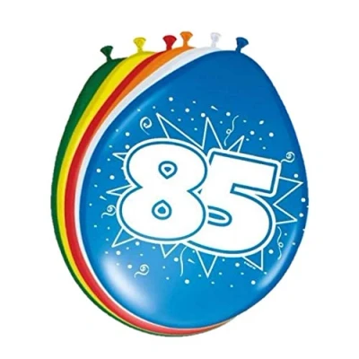 Abbildung von Folat 8227 Folatex Zahlenballons 12In Latexballons 85 Jahr /8