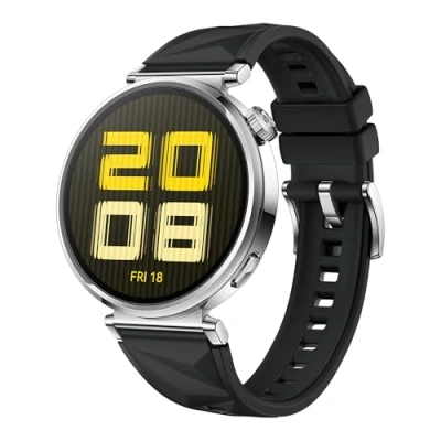 Abbildung von HUAWEI Watch GT 5 41 mm Smartwatch, Kunstvolles Design, Erweiterte Lauf und Fahrradfunktionen, Gesundheitsmonitoring, Bis zu 7 Tage Akkulaufzeit, iOS &amp; Android, Schwarz【Amazon Exklusiv】