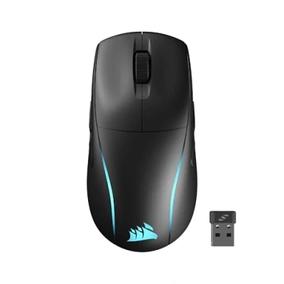Abbildung von Corsair M75 Wireless RGB Leichte FPS Gaming Maus 26.000 DPI Austauschbare Seitentasten iCUE Kompatibel PC Schwarz
