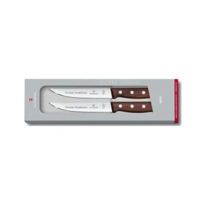 Abbildung von Victorinox Wood Steakmesser Set graviert, 2 teilig