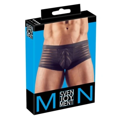 Abbildung von Svenjoyment Herren Underwear Cut Boxer Kurz Boxershorts, Schwarz, 1 Stück (1er Pack)