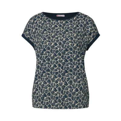 Abbildung von Street One Tshirt print, Damen, Größe: 36, Blau