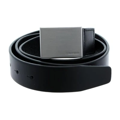 Abbildung von Calvin Klein Formal Plaque BELT Gürtel, Herren, Größe: 85, Black