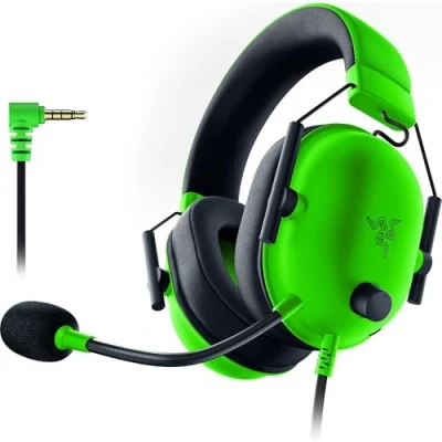 Abbildung von Razer BlackShark V2 X Multi Plattform kabelgebundenes Esports Headset (Triforce 50mm Treiber, Erweiterte Passive Geräuschunterdrückung, 7.1 Surround Sound, Hyperclear Cardioid Mic) Grün