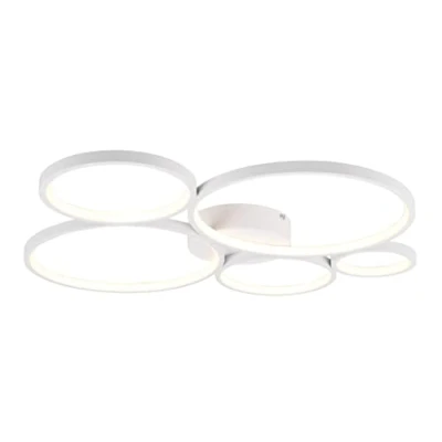 Abbildung von Trio Leuchten LED Deckenleuchte Rondo 622610531, Metall Weiß matt, inklusiv 49 Watt LED, Switch Dimmer