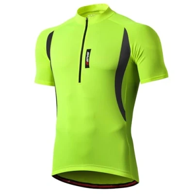 Abbildung von MEETWEE Herren Radtrikot Fahrradtrikot Kurzarm, Fahrradbekleidung Fahrrad Trikot T Shirt für Männer, Atmungsaktive Cycling Jersey Schnell Trocknen Radsport Bekleidung