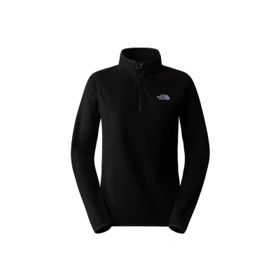 Abbildung von The North Face Glacier ZIP Fleecepullover, Damen, Größe: XS, Tnf black