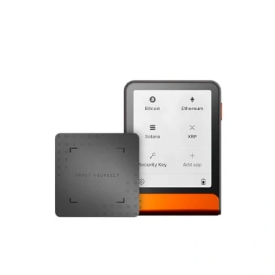 Abbildung von Ledger Flex jetzt mit Recovery Key: Entdecke die intuitivste Hardware Wallet der Welt, erweitert um Backup Zugang schnell und einfach. (Bitcoin Edition)