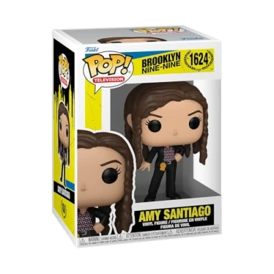 Abbildung von Funko POP TV: Brooklyn Nine Stressed Amy Vinyl Sammelfigur Geschenkidee Offizielle Handelswaren Spielzeug Für Kinder und Erwachsene TV Fans