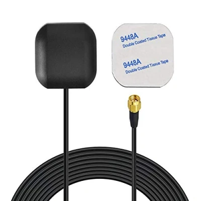 Abbildung von Bingfu GPS Antenne Auto Wasserdicht Aktive Navigation mit SMA Stecker für Stereo Head Unit Navigationssystem Modul LKW Marine Boot Tracker Locator Echtzeit Tracking Gerät