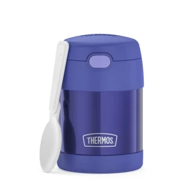 Abbildung von RMOVR THERMOS kids FUNTAINER FOOD JAR 0,30l, purple, Thermobehälter für Essen mit Löffel Kinder, 5 h heiß / 7 kalt, absolut dicht Suppe, Müsli, Pause