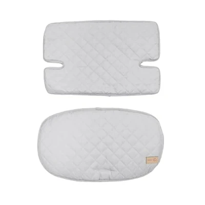 Abbildung von roba Sitzverkleinerer Style Sitzkissen 2 teilig für alle Sit Up Hochstühle Sitzpolster Babyhochstuhl in Grau