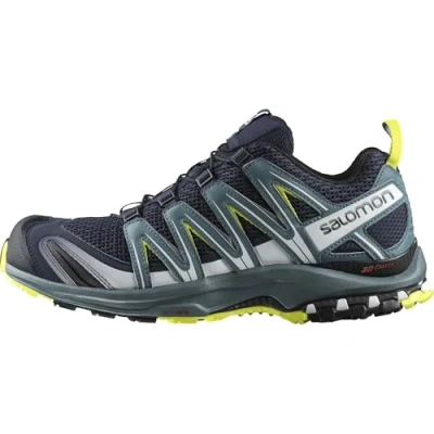 Abbildung von Salomon XA Pro 3D Herren Trailrunning und Wanderschuhe, Outdoor bereit, Grip, Dauerhafter Schutz, Navy Blazer, 42 2/3