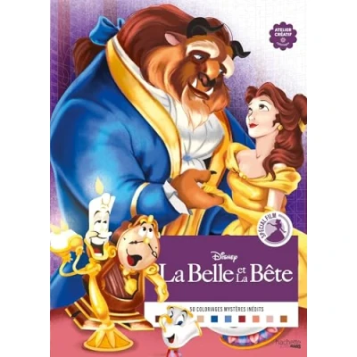 Abbildung von Coloriages mystères Spécial film la Belle et Bête