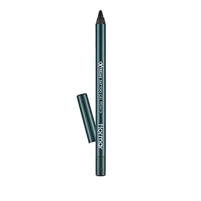 Abbildung von Flormar Tattoo Effekt Eyeliner GelIntensiv Pigmentierter Glitter Stift Staubiges Pflaume Langanhaltend, Wasserfest &amp; VielseitigEyeliner Gel für Augen Make up Deep Green