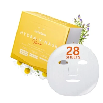 Abbildung von Lululun Hydra Vmask Vitamin Sheet MASK 28PACK Gesichtsmaske, Größe: One Size,