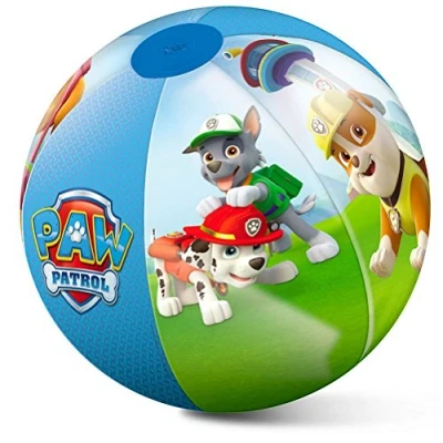 Abbildung von Mondo Toys PAW PATROL Beach Ball Strandball, aufblasbar 50 cm, verziert in den Farben 16630