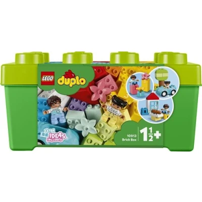 Abbildung von LEGO 10913 DUPLO Classic Steinebox, Kreativbox mit Aufbewahrung, erste Bausteine, Feinmotorik Lernspielzeug, Geschenk für Kleinkinder ab 1,5 Jahren