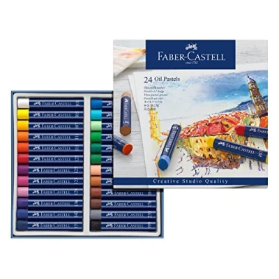 Abbildung von FABER CASTELL 127024 Permanente Ölpastellkreide STUDIO QUALITY, 24er Etui