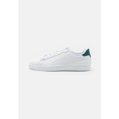Abbildung von Puma Smash 3.0 Unisex Sneaker low, Größe: 47, White/malachite/gold Leder und lederimitat