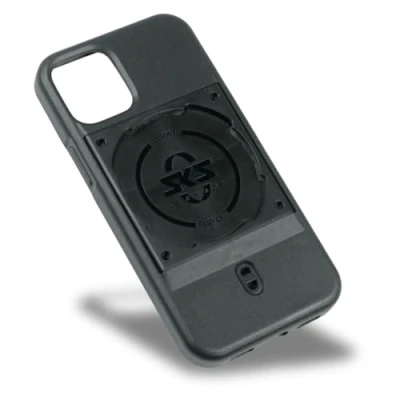 Abbildung von SKS GERMANY COMPIT COVER für iPhone 12 Mini Handyhülle mit Befestigungsvorrichtung System (angenehme Haptik, stoßabsorbierend, Befestigungsvorrichtung, aus abriebfestem Kunststoff)