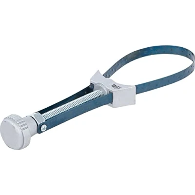 Abbildung von BGS 1027 Ölfilter Bandschlüssel Federbandstahl Alu Druckguss Ø 110 155 mm Ölfilterschlüssel Ölfilterband