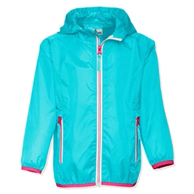 Abbildung von Playshoes Faltbar Regenjacke / wasserabweisende Jacke für Kinder, Größe: 116, Türkis