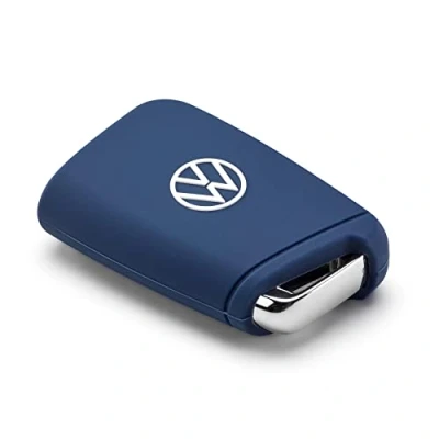 Abbildung von Volkswagen 000087012AN530 Schlüsselhülle Schlüsselcover Schlüsselblende, Silikon, mit VW Logo, blau