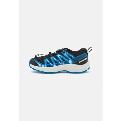 Abbildung von Salomon XA PRO V8 Unisex Hikingschuh für Kinder, Größe: 38, Black/white/french blue Kunststoff/textil