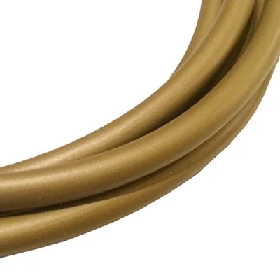 Abbildung von 2m Zuleitung Gold H03VV F 3 x 0,75qmm PVC isolierte Schlauch Leitung 3G Leuchtenkabel Lampenkabel Kabel Stromkabel