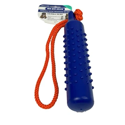 Abbildung von Pet Store The Gorilla Tuff Schwimmender Trainingsdummy für Wurf und Apportierspiele an Land im Wasser, gesunde Übung Ihren Hund, Kaiserblau