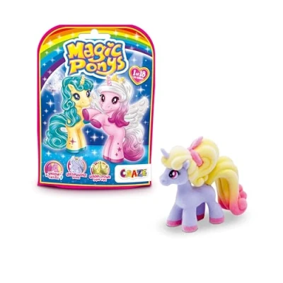 Abbildung von CRAZE Magic Ponys Wunderschöne Spielzeug zu Sammeln, 18 Verschiedene Figuren zum Sammeln Pferde Mädchen Geschenk und Jungen
