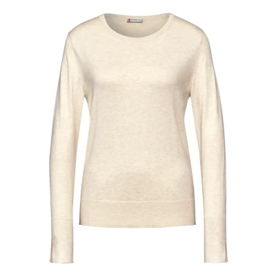 Abbildung von Street One Strickpullover, Damen, Größe: 42, Beige