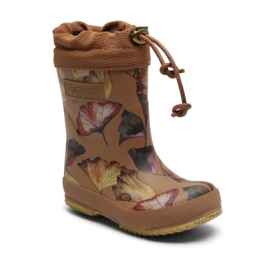 Abbildung von Bisgaard Thermo Gummistiefel für Kinder, Größe: 27, Camel flowers Schuhe