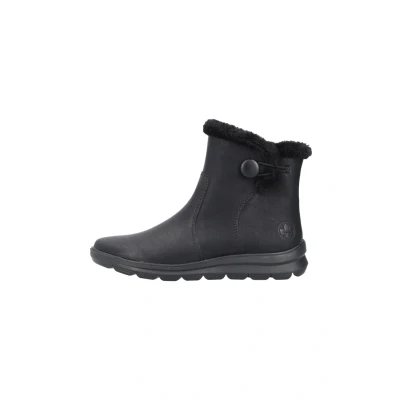 Abbildung von Rieker Damen Ankle Boots Z0080, Frauen Stiefeletten, lose Einlage,Bootee,Booties,halbstiefel,Kurzstiefel,uebergangsschuhe,schwarz (00),41 EU / 7.5 UK