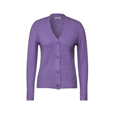 Abbildung von Cecil Leichter Sweatjacke, Damen, Größe: Large, Lila