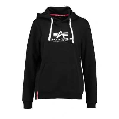 Abbildung von Alpha Industries NEW Basic Kapuzenpullover, Damen, Größe: Small, Black