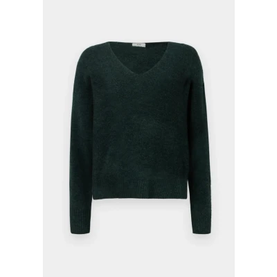 Abbildung von JDY Jdyelanora L/S Vneck NOOS Strickpullover, Damen, Größe: XS, Scarab melange