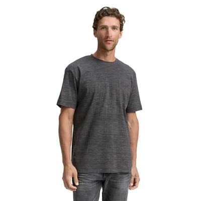 Abbildung von TOM TAILOR Denim Piqué Poloshirt aus Baumwolle, Dark Blueberry, XL