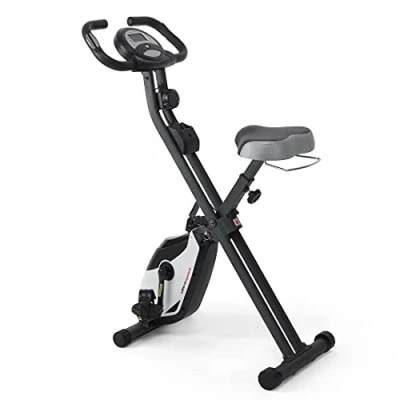 Abbildung von Ultrasport F Bike Pro Heimtrainer Fahrrad Klappbar I Hometrainer mit Komfort Sattel Ergometer Heimtrainer, Fitnessbikes, Trimmrad Klappbar, Schwarz Grau