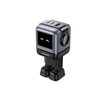 Abbildung von UGREEN UNO USB C Ladegerät, 65W Netzteil 3 Port GaN Schnellladegerät LED Display kompatibel mit MacBook Pro/Air, iPad, iPhone 16 Pro Max, 15 Pro, Galaxy S24 Ultra, Steam Deck (Schwarz)