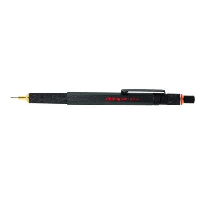 Abbildung von rOtring 800 Druckbleistift 0,5 mm Schwarz Vollmetall